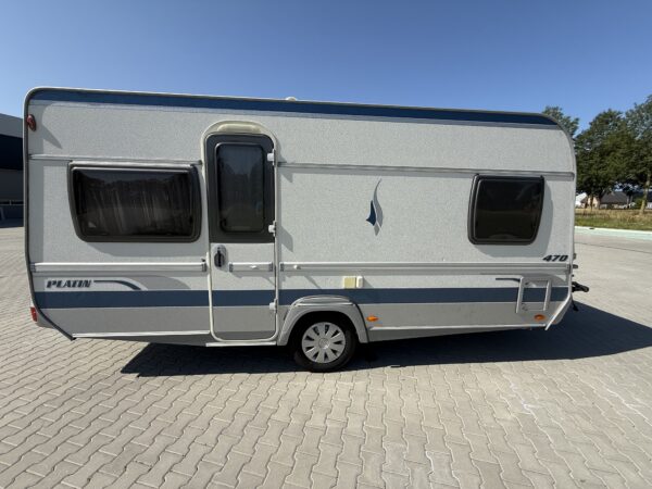 Caravan Fendt Platin 470 TFB (luxe uitvoering) bouwjaar 2007 voortent en luifel