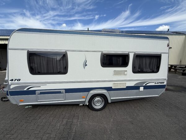 Caravan Fendt Saphir 470 TFB - met Isabella voortent en mover - bouwjaar 2008 - Afbeelding 3